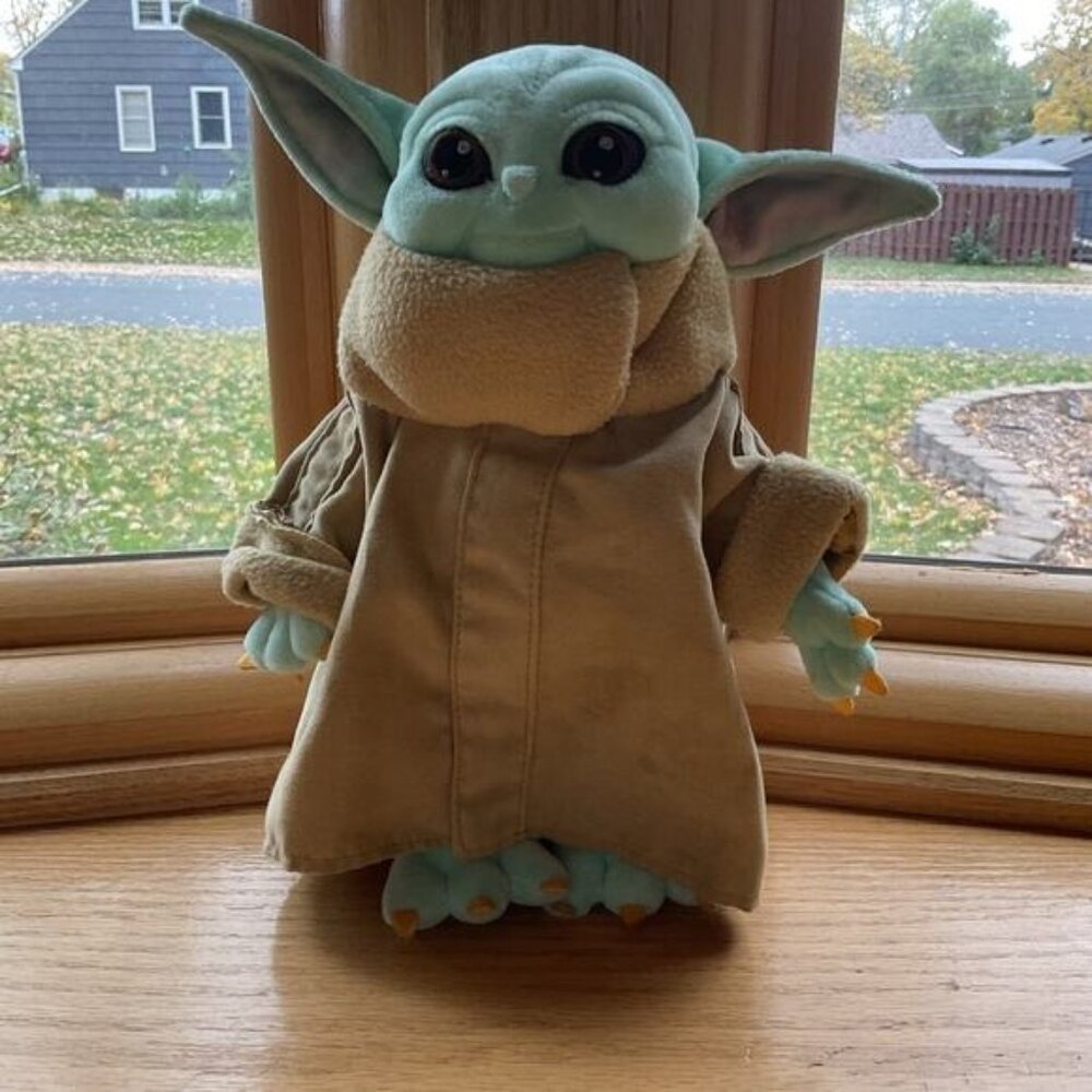 Star Wars Baby Yoda Grogu Plush Toy 10" Soft Stuffed Doll By Disney Star Wars